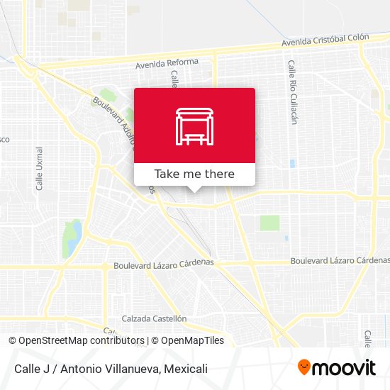 Calle J / Antonio Villanueva map