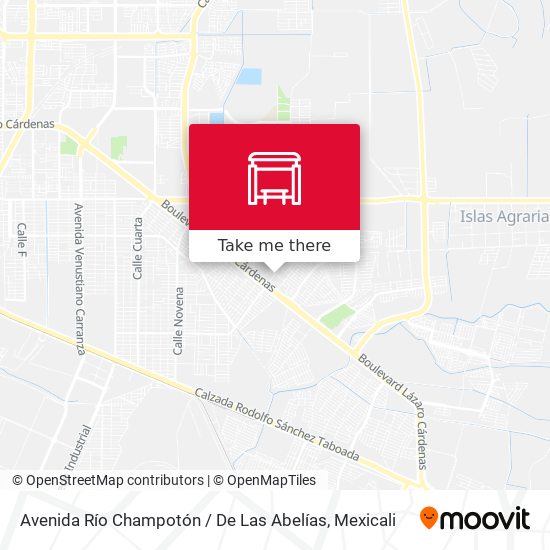 Mapa de Avenida Río Champotón / De Las Abelías