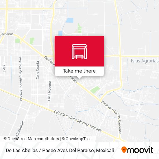 De Las Abelías / Paseo Aves Del Paraíso map