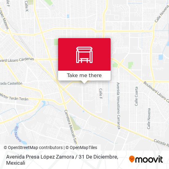 Avenida Presa López Zamora / 31 De Diciembre map