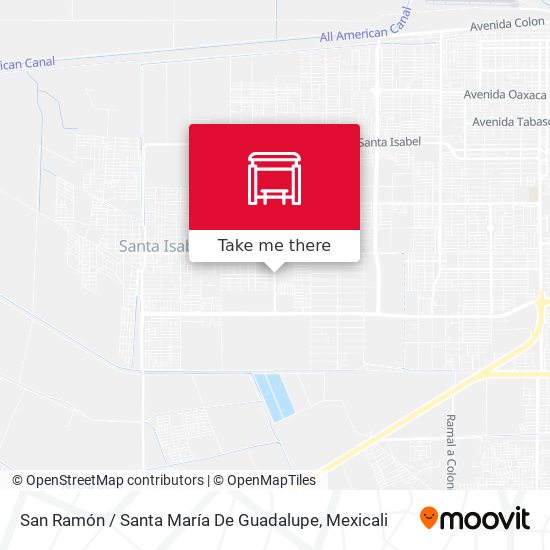 San Ramón / Santa María De Guadalupe map