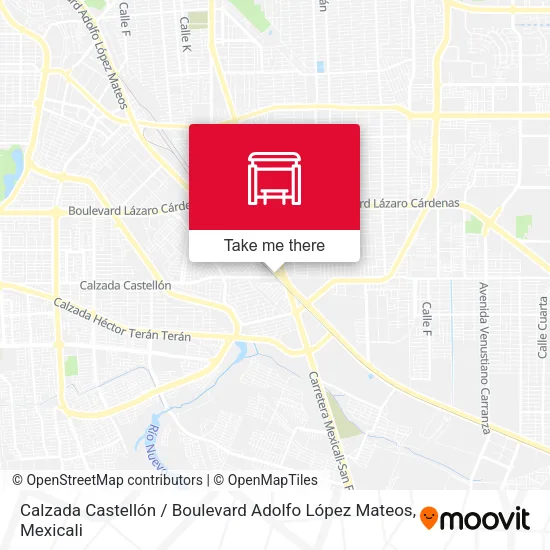 Mapa de Calzada Castellón / Boulevard Adolfo López Mateos