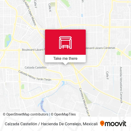 Mapa de Calzada Castellón / Hacienda De Corralejo