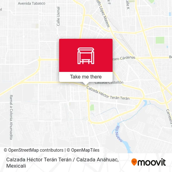 Mapa de Calzada Héctor Terán Terán / Calzada Anáhuac