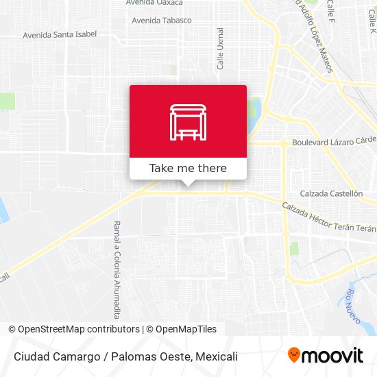Ciudad Camargo / Palomas Oeste map
