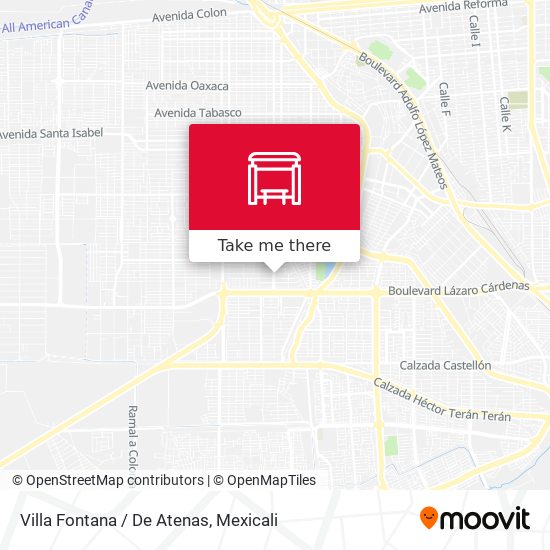 Villa Fontana / De Atenas map