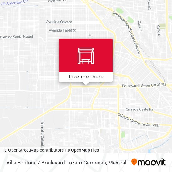 Villa Fontana / Boulevard Lázaro Cárdenas map