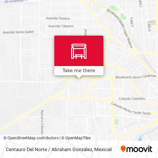 Mapa de Centauro Del Norte / Abraham González