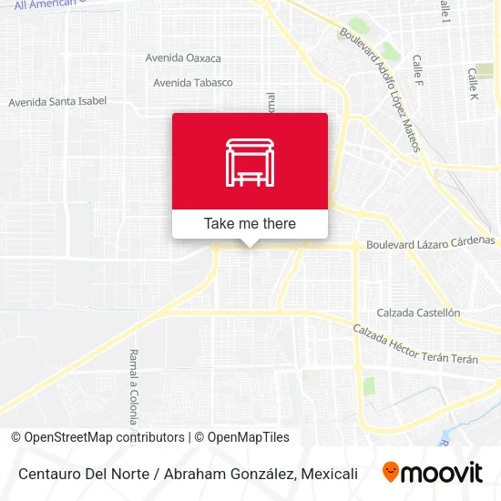 Mapa de Centauro Del Norte / Abraham González