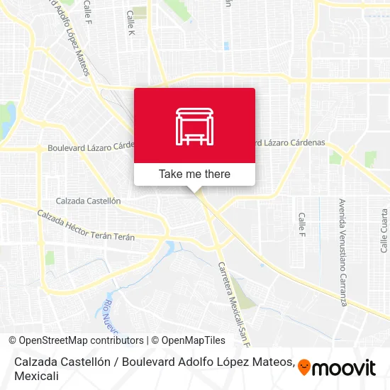 Mapa de Calzada Castellón / Boulevard Adolfo López Mateos