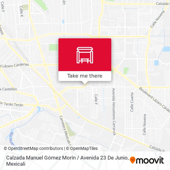 Calzada Manuel Gómez Morín / Avenida 23 De Junio map