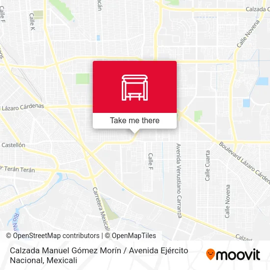 Calzada Manuel Gómez Morín / Avenida Ejército Nacional map