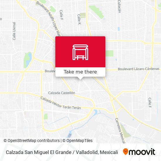Mapa de Calzada San Miguel El Grande / Valladolid