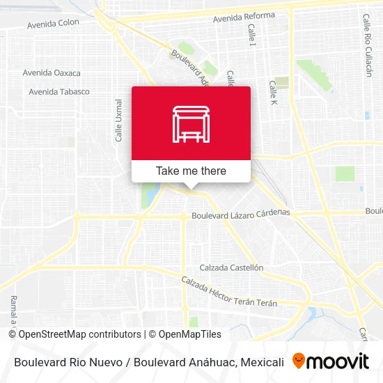 Mapa de Boulevard Rio Nuevo / Boulevard Anáhuac