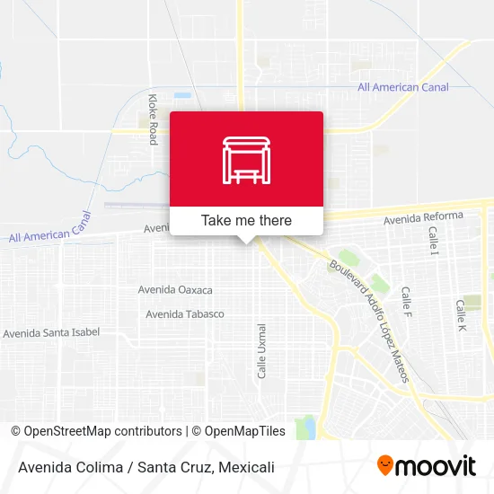 Mapa de Avenida Colima / Santa Cruz
