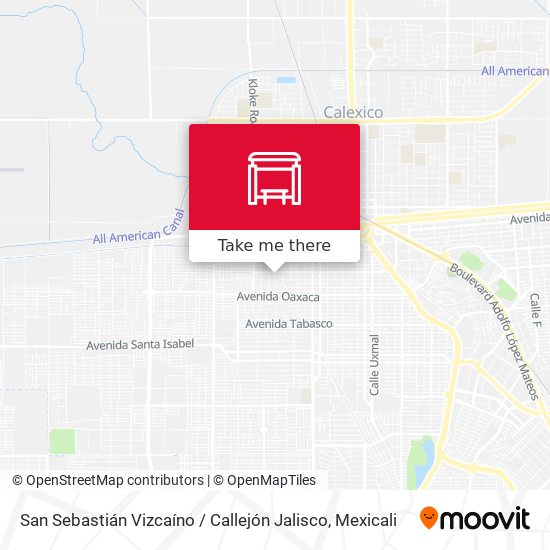 San Sebastián Vizcaíno / Callejón Jalisco map