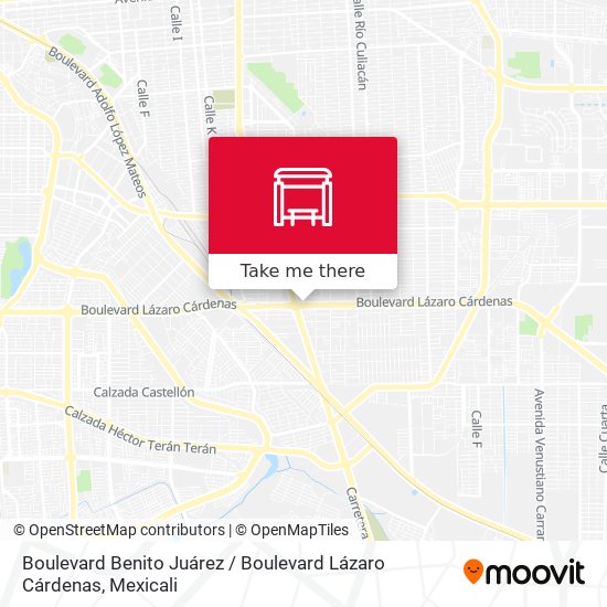 Boulevard Benito Juárez / Boulevard Lázaro Cárdenas map