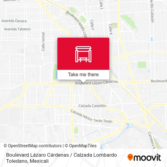 Mapa de Boulevard Lázaro Cárdenas / Calzada Lombardo Toledano