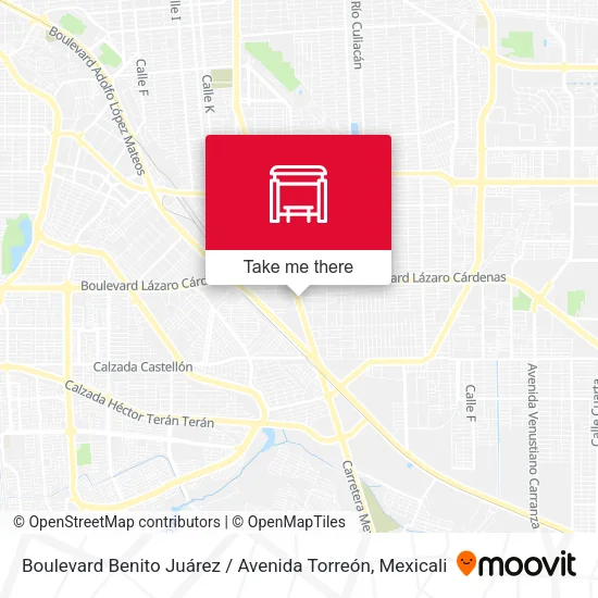 Mapa de Boulevard Benito Juárez / Avenida Torreón