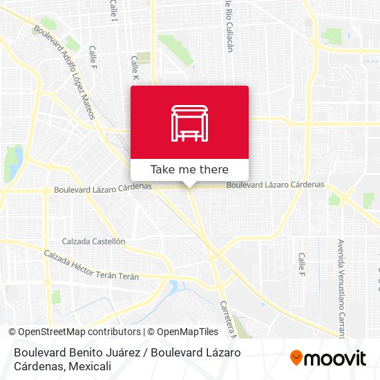 Boulevard Benito Juárez / Boulevard Lázaro Cárdenas map