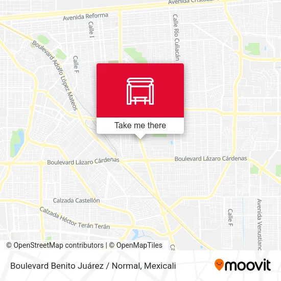 Mapa de Boulevard Benito Juárez / Normal
