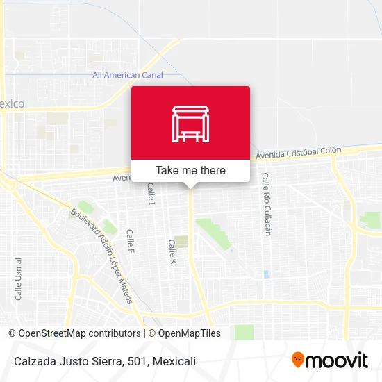 Mapa de Calzada Justo Sierra, 501