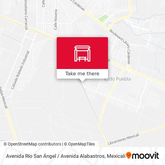 Avenida Río San Ángel / Avenida Alabastros map