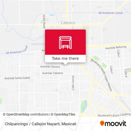 Chilpancingo / Callejón Nayarit map