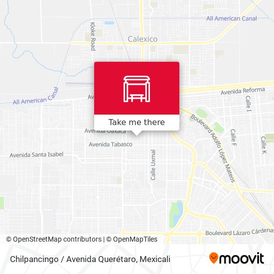 Chilpancingo / Avenida Querétaro map