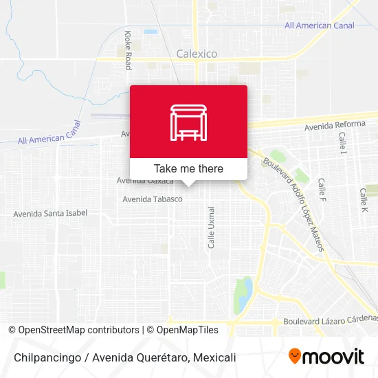 Mapa de Chilpancingo / Avenida Querétaro