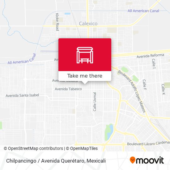 Chilpancingo / Avenida Querétaro map