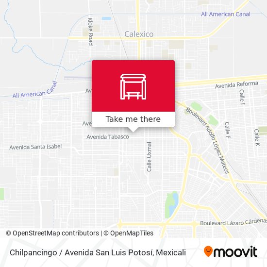 Mapa de Chilpancingo / Avenida San Luis Potosí