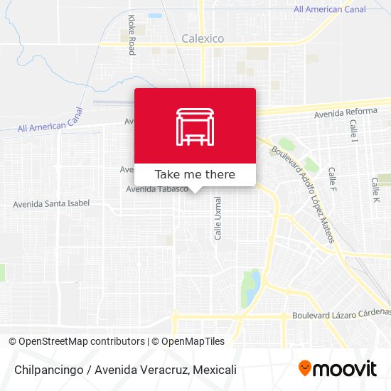 Mapa de Chilpancingo / Avenida Veracruz