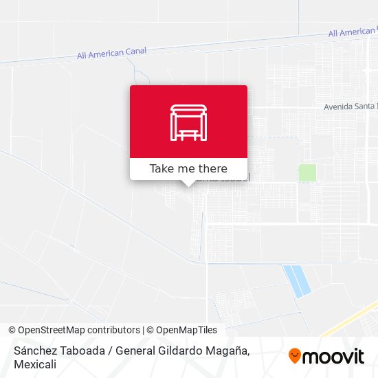 Mapa de Sánchez Taboada / General Gildardo Magaña
