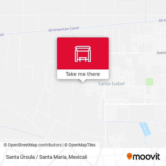 Santa Úrsula / Santa María map