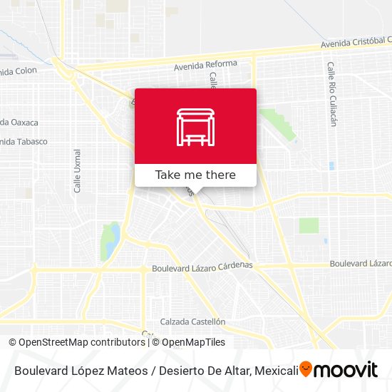 Mapa de Boulevard López Mateos / Desierto De Altar