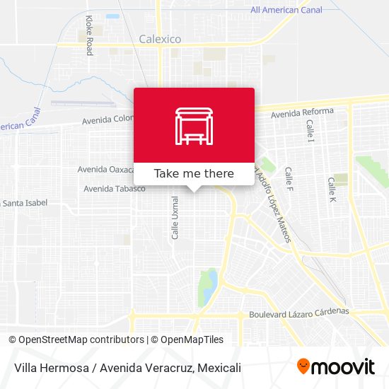 Mapa de Villa Hermosa / Avenida Veracruz