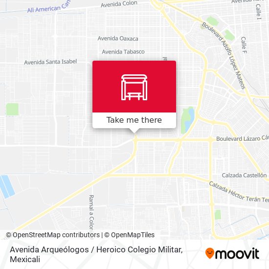 Avenida Arqueólogos / Heroico Colegio Militar map