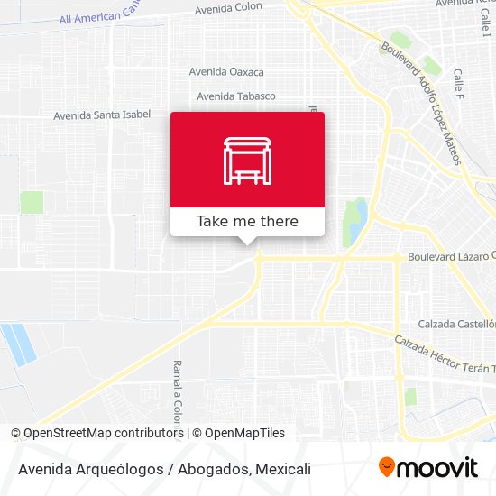 Avenida Arqueólogos / Abogados map