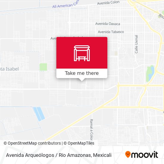 Avenida Arqueólogos / Río Amazonas map