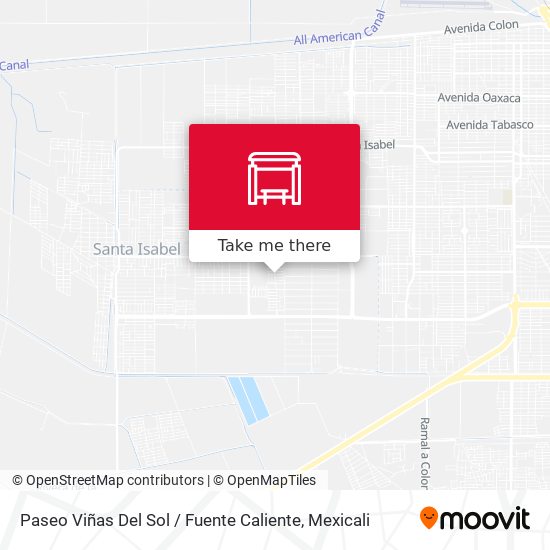 Paseo Viñas Del Sol / Fuente Caliente map