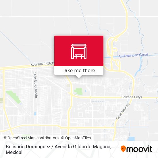 Belisario Domínguez / Avenida Gildardo Magaña map