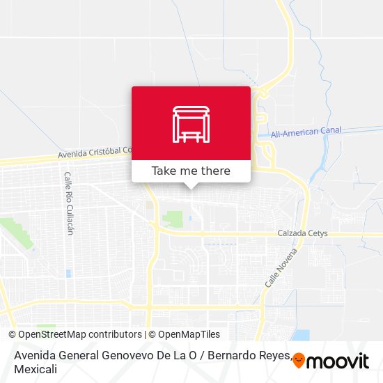 Avenida General Genovevo De La O / Bernardo Reyes map