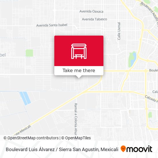 Mapa de Boulevard Luis Álvarez / Sierra San Agustín