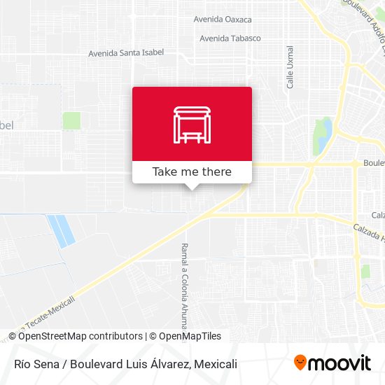 Mapa de Río Sena / Boulevard Luis Álvarez