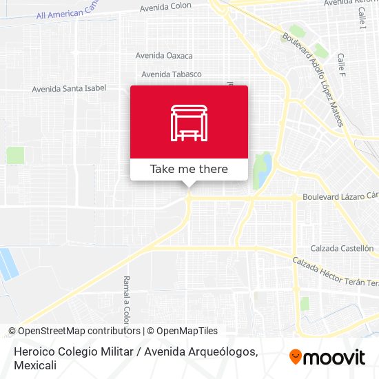 Heroico Colegio Militar / Avenida Arqueólogos map