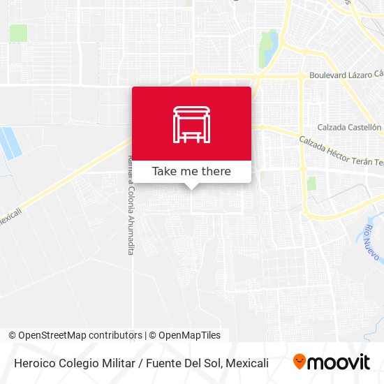 Heroico Colegio Militar / Fuente Del Sol map