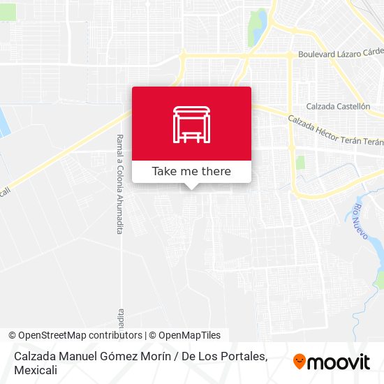 Calzada Manuel Gómez Morín / De Los Portales map