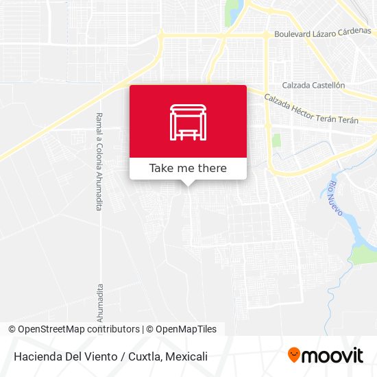 Hacienda Del Viento / Cuxtla map