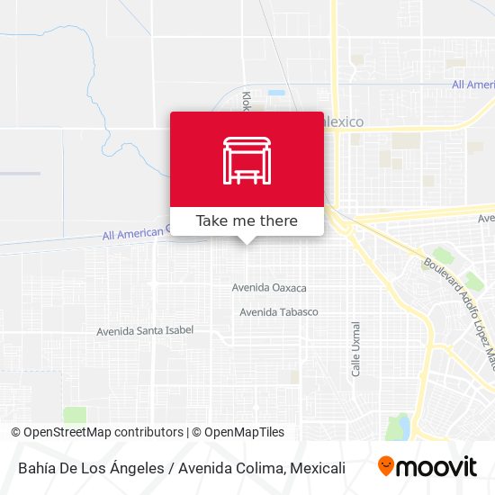 Mapa de Bahía De Los Ángeles / Avenida Colima